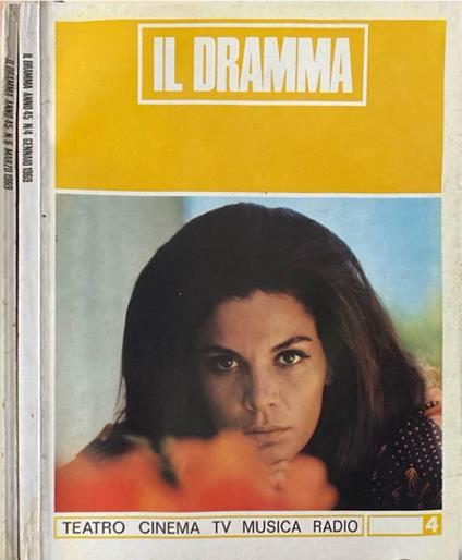 Il Dramma anno 45, n 4,6 gen,mar 1969 - copertina