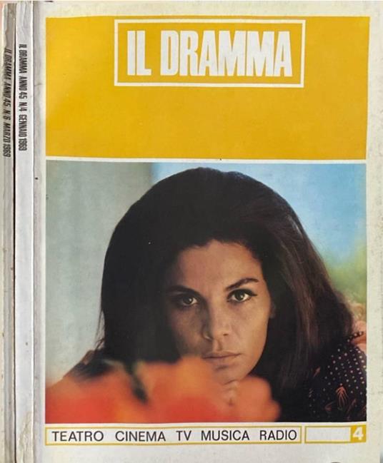 Il Dramma anno 45, n 4,6 gen,mar 1969 - copertina