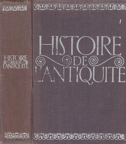 Histoire de l'antiquite - copertina