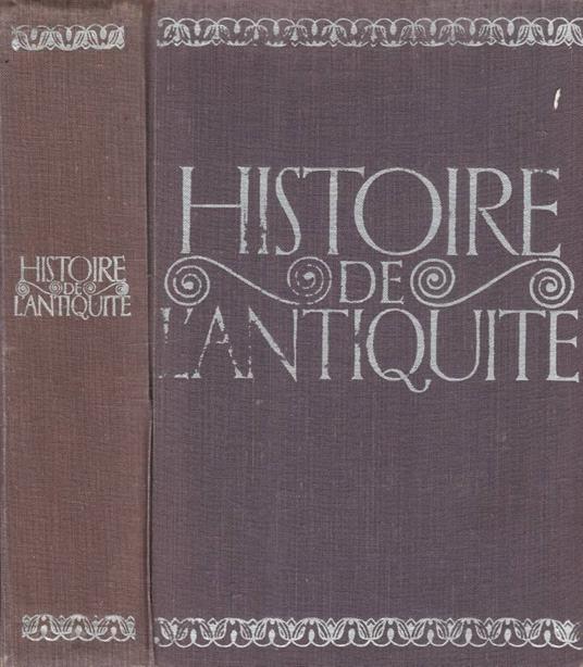 Histoire de l'antiquite - copertina