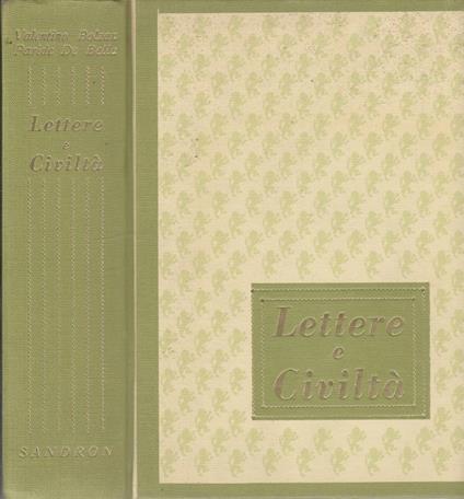Lettere e civiltà - copertina