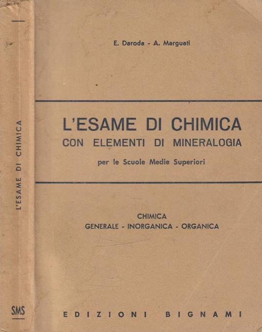 L'esame di chimica - copertina