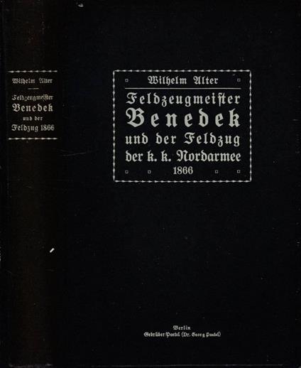 Feldzeugmeister BenedeK - copertina