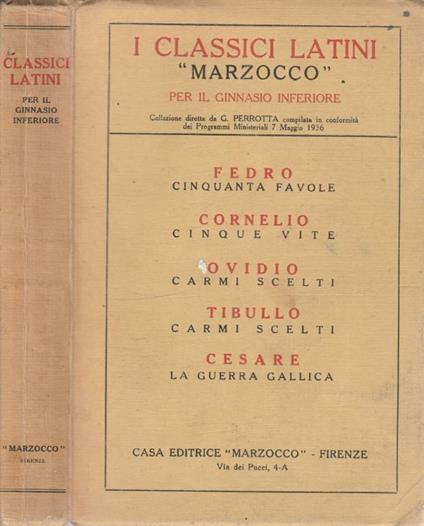 Classici Latini - copertina