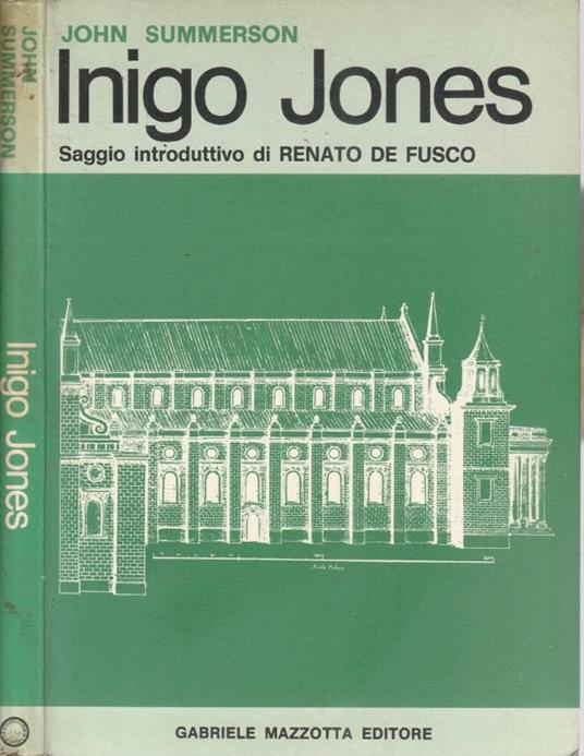 Inigo Jones - John Summerson - copertina