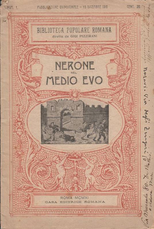 Nerone nel medio evo - copertina