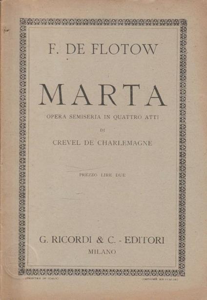 Marta - copertina