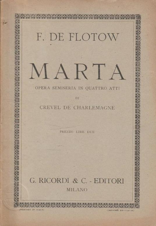 Marta - copertina