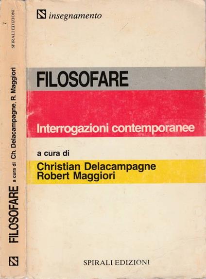 Filosofare - copertina