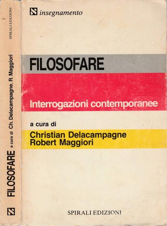 Filosofare - copertina