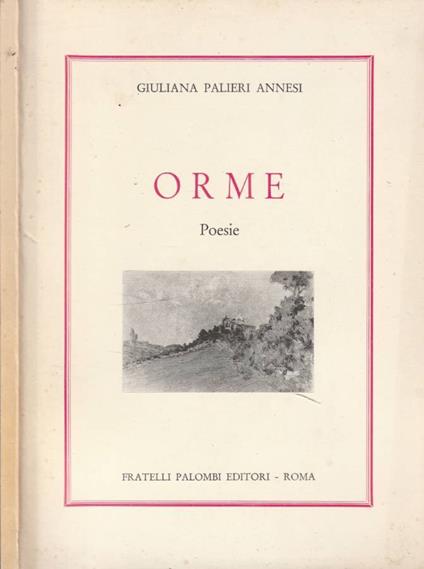 Orme - copertina