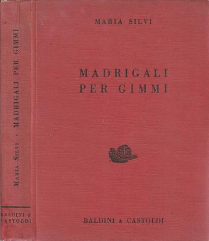 Madrigali per Gimmi - copertina