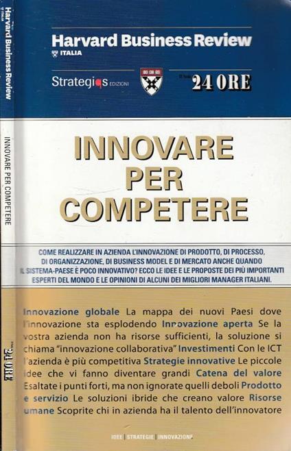 Innovare per competere - copertina