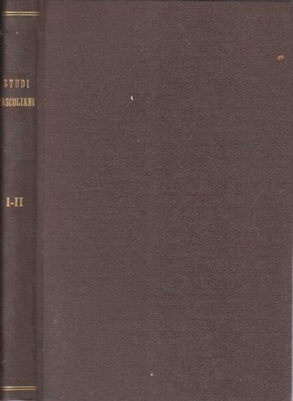 Studi Pascoliani - copertina