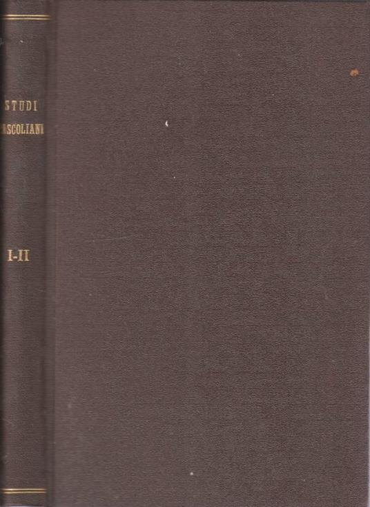 Studi Pascoliani - copertina