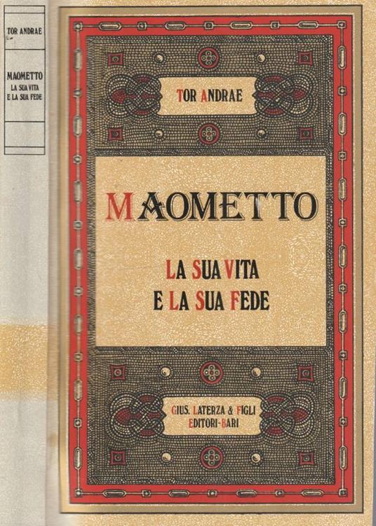 Maometto - Tor Andrae - copertina