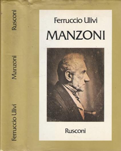 Manzoni - Ferruccio Ulivi - copertina