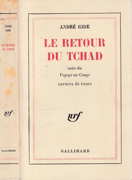 Le retour du Tchad - André Gide - copertina
