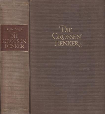 Die grossen denker - copertina