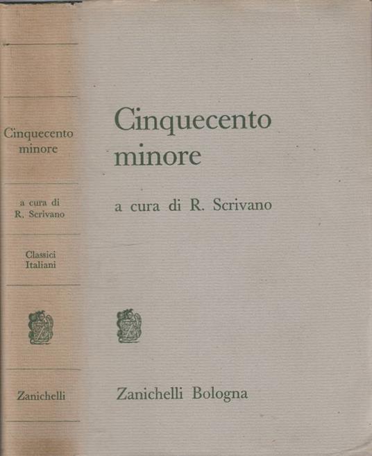 Cinquecento minore - copertina