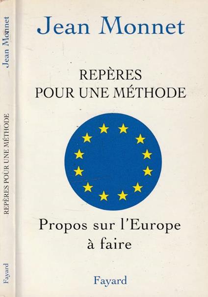Reperes pour une methode - Jean Monnet - copertina