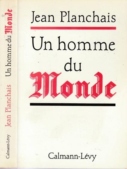Un homme du Monde - copertina