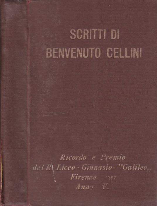 Scritti - Benvenuto Cellini - copertina