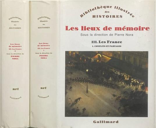 Les lieux de memoire vol III.1, III.2 - copertina