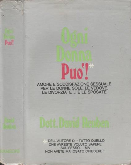 Ogni donna può! - David Reuben - copertina