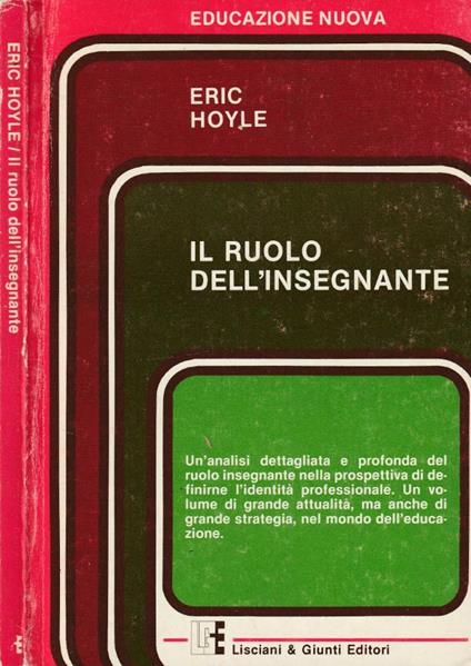 Il ruolo dell'insegnante - copertina