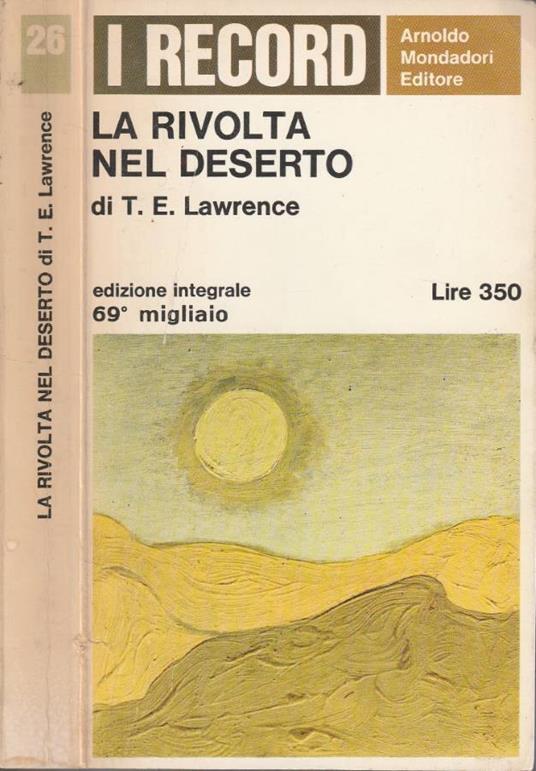 La rivolta nel deserto - T. E. Lawrence - copertina