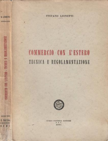 Commercio con l'estero - copertina