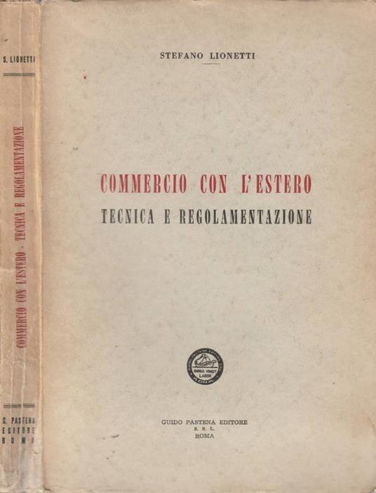 Commercio con l'estero - copertina