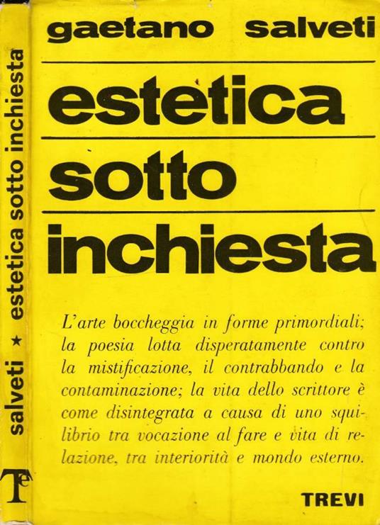Estetica sotto inchiesta - copertina