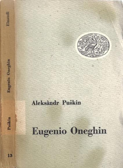 Eugenio Oneghin - copertina