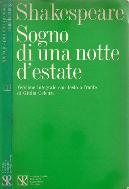 Sogno d'Una Notte di Mezza Estate - copertina