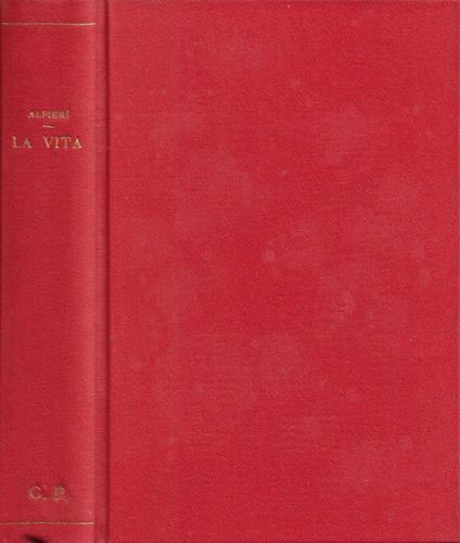 La Vita - Vittorio Alfieri - copertina
