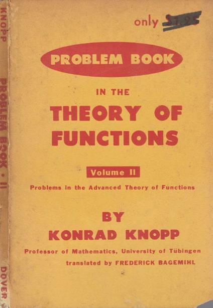 Problem book in theory of functions vol II - copertina