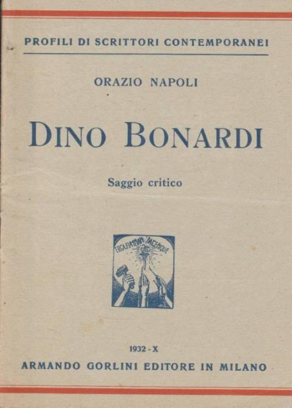 Dino Bonardi - copertina