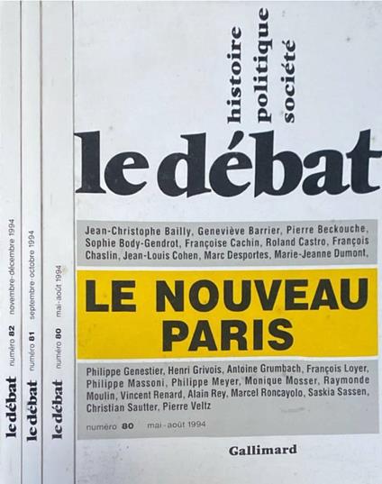 Le debat n 80,81,82 1994 - copertina
