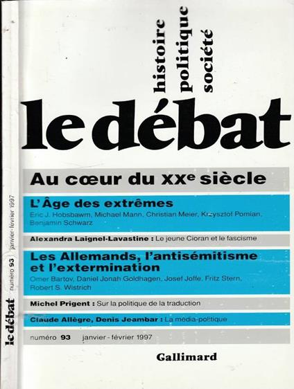Le debat n 93, 1997 - copertina
