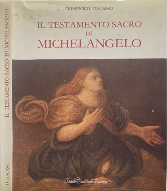 Il testamento sacro di Michelangelo - copertina