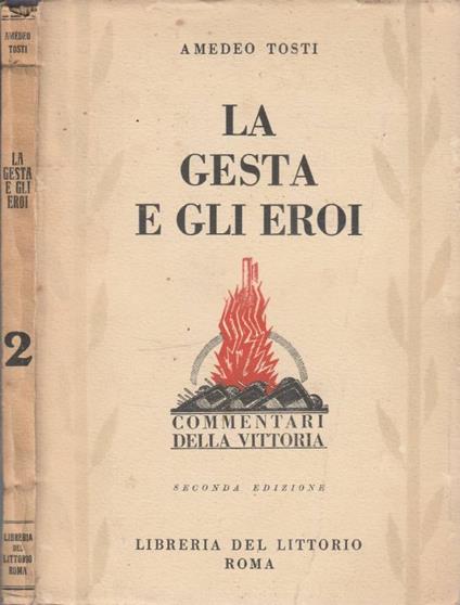 La gesta e gli eroi - Amedeo Tosti - copertina