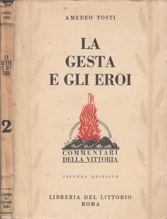 La gesta e gli eroi - Amedeo Tosti - copertina
