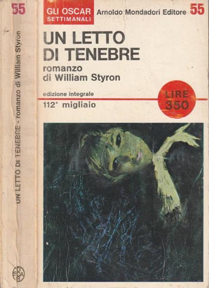 Un letto di tenebre - William Styron - copertina