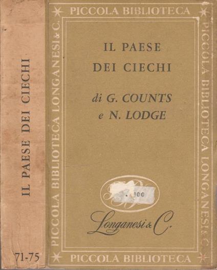 Nel paese dei ciechi - copertina