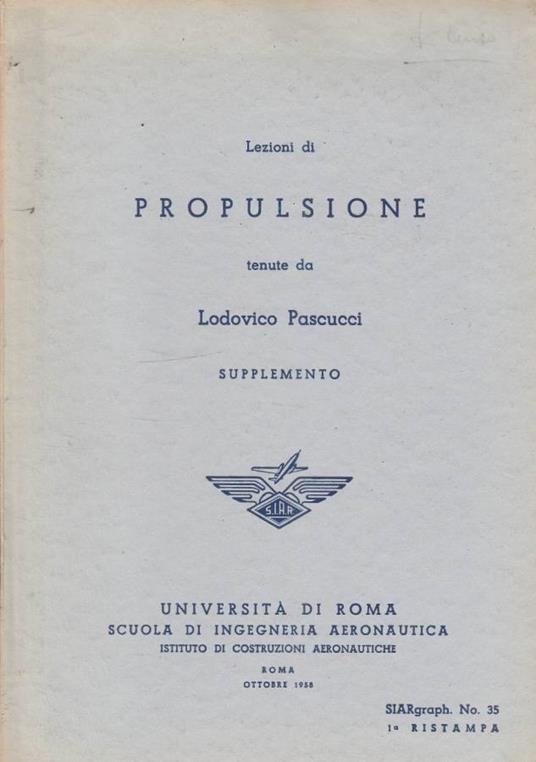 Lezioni di propulsione - copertina