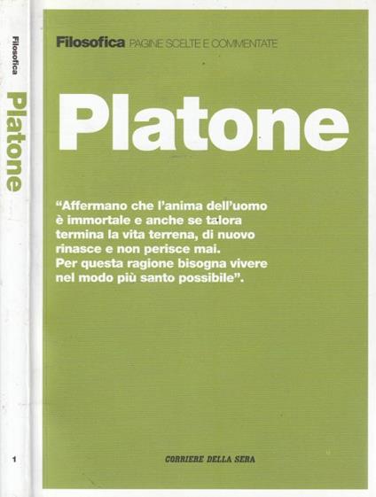 Platone - copertina