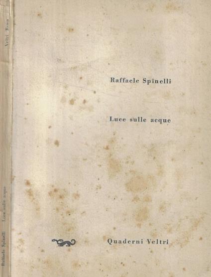 Luce sulle acque - Raffaele Spinelli - copertina