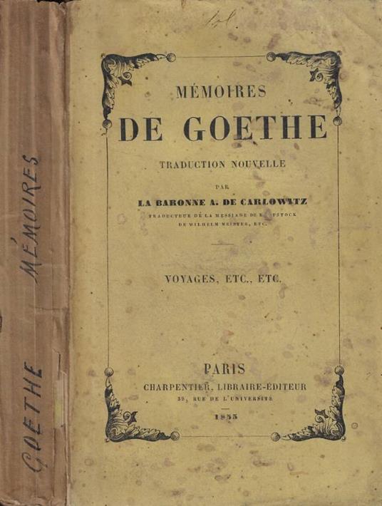 Mémoires - copertina